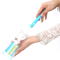 Japan KOKUBO SMALL KUBO Telescopic Handle Sponge Wash Cup Brushed Glass Cup Insulated Cup Long Handle Wash Bottle Brush