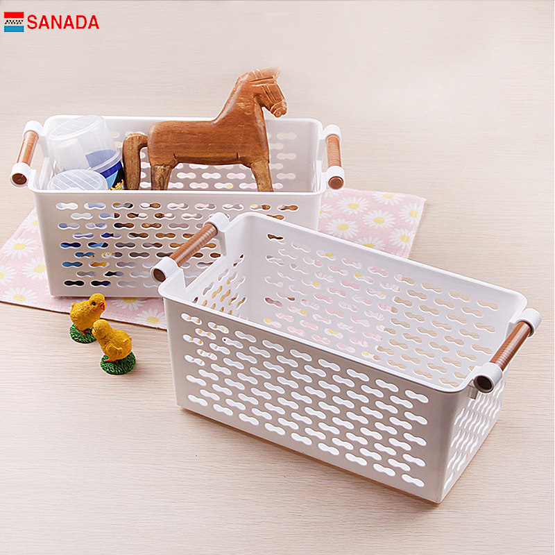 Japan desktop containing basket tea table containing box desk finishing containing box debris storage basket idea