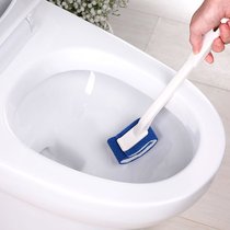 Japanese lotion-free toilet brush no dead corner long handle soft wool toilet brush toilet toilet brush set