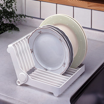 Japan KM kitchen folding dish storage rack tray dish tray dish tray drain rack tray tray tray tray