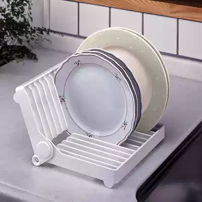 Japan KM kitchen folding dish storage layer rack tray tray dish tray drain rack tray tray tray
