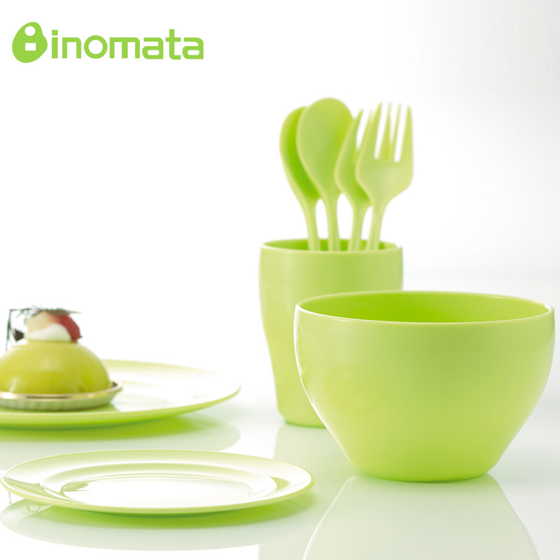 Japan imports inomata Japanese-style healthy plastic bowl creative rice bowls of rice bowls and bowls of fruit bowls with fruit bowls