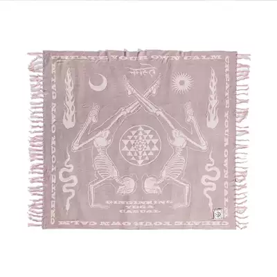 GinGinKing SRI SHAWL 60% wool big SHAWL original Yoga inverted pattern