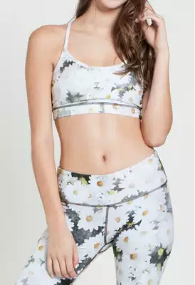 WITH MUSIC FLOWERS BIG RACERBACK BRA MUSIC flower sports BRA clearance price