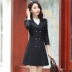 Áo khoác gió nữ đất mới xuân thu 2017 áo khoác dài tay dài tay Jingdong Vipshop nữ 30-40-50 tuổi - Trench Coat