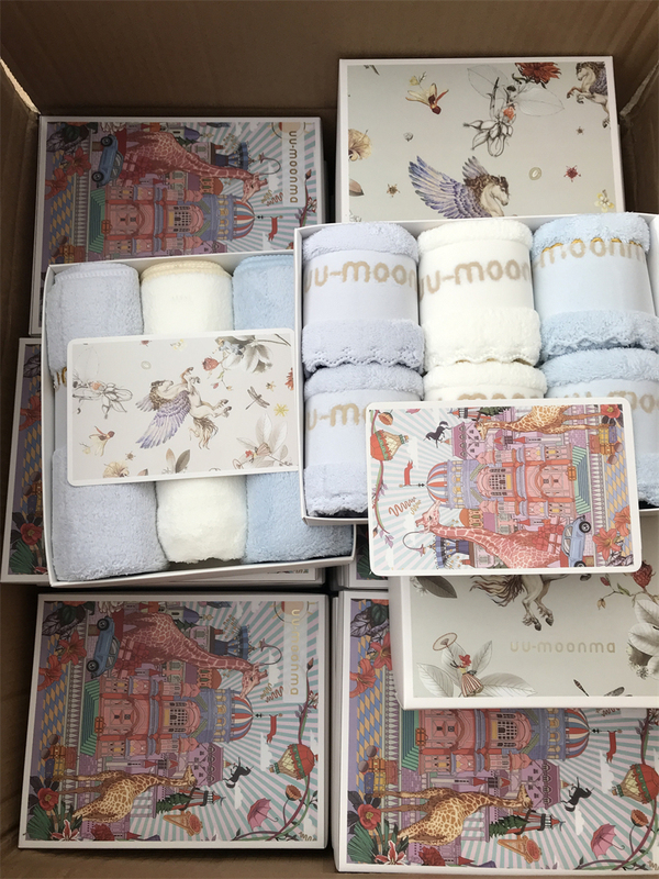 Big Brands Are Trustworthy~! 3-Pack/6-Pack Gift Box Version Yunroumeng Horse Face Towel Square Towel Bath Towel