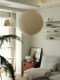 Wabi-Sabi Style Bedroom Chandelier, Noguchi Isamu Guesthouse Restaurant Lamp, Japanese-Style Tissue Paper Clothing Store, Coffee Shop, Bedroom Round Ball Lamp