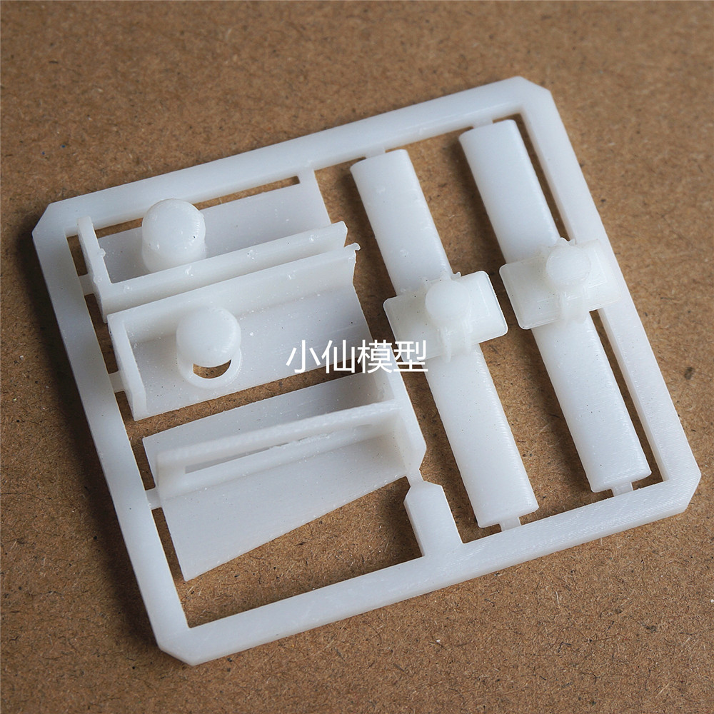 3D printed ship - mould parts navigation lamp lead lamp radar antenna