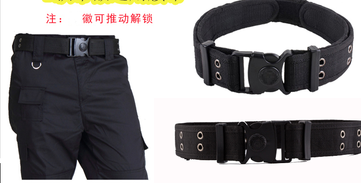 Black belt Automatic belt Work belt Security Training belt Secret belt trousers belt