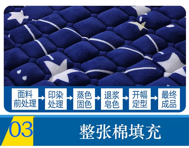 Dày giường flannel nệm 1.8m ngân sách 1,5m giường nệm vận chuyển 0.9m1.2m ký túc xá - Nệm nệm kim đan