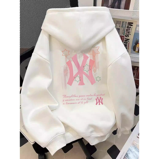 【奥莱】奥特莱斯潮牌男女情侣连帽秋冬新款ins休闲轻奢连帽卫衣