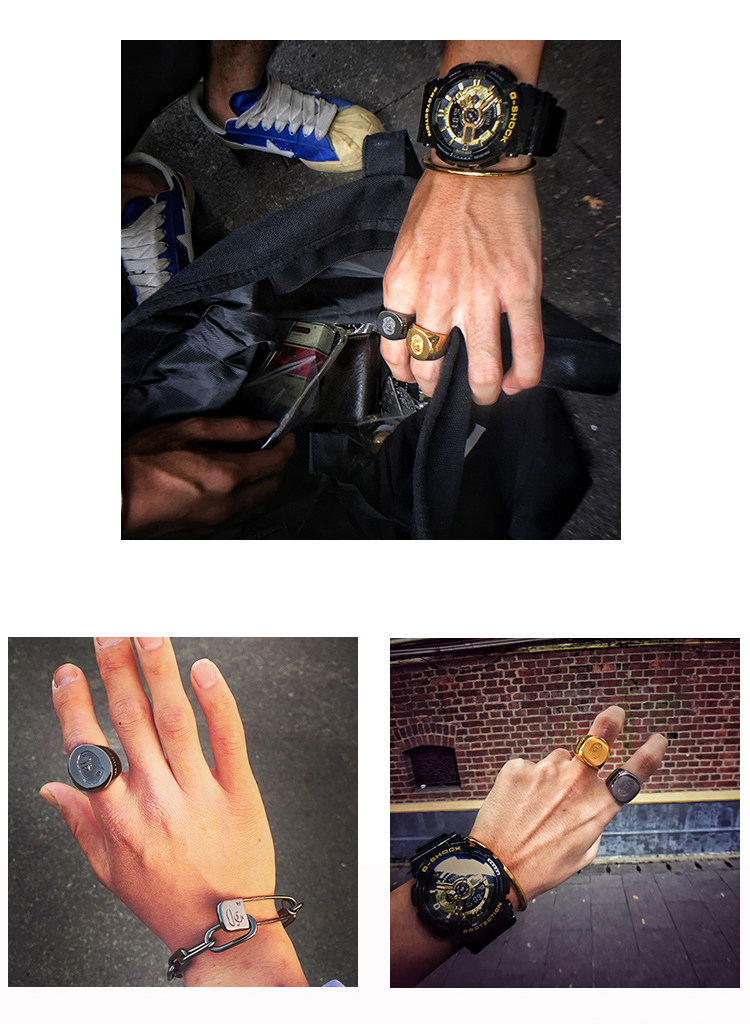 Bague mixte OTHER   en Acier au titane - Ref 3088331 Image 23