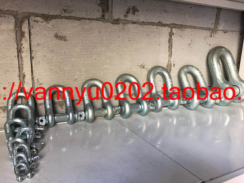 G210 American lift shackle high-strength straight AmericanD type shackle rings 234101-234115 tons of library