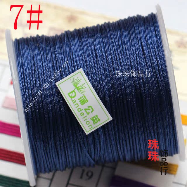Phụ kiện handmade Đài Loan nhập khẩu trang sức bồ công anh dòng 72 ngọc bích vòng cổ vòng tay vòng chân bện dây thừng đính cườm - Vòng chân lắc chân nữ hàn quốc