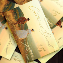 Wedding invitations ins style photo bronzing creative invitations thickened Hong Kong style wedding invitations 2024 wedding invitations customization