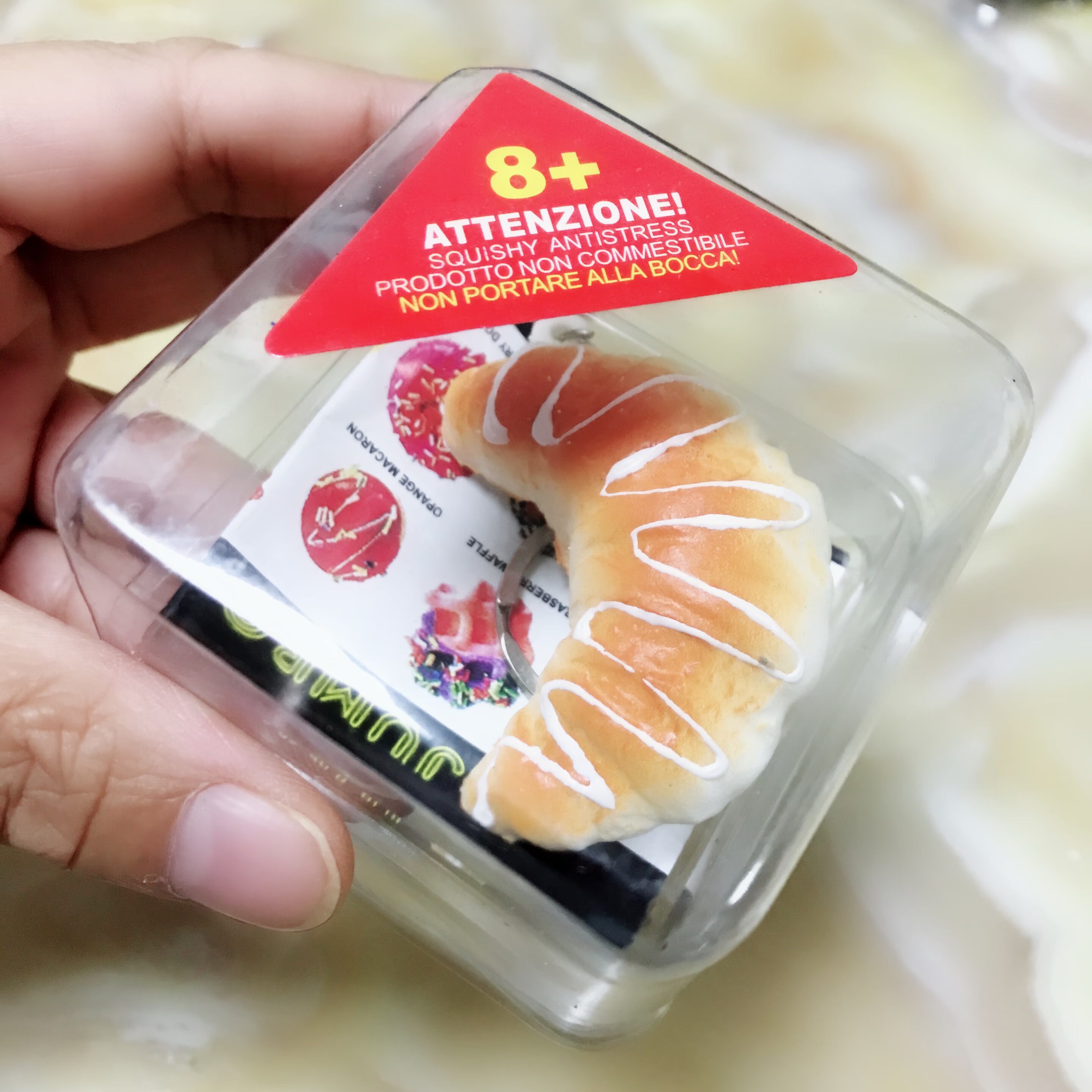 Hàn Quốc Mặt dây mô phỏng Real Child Play House Đồ chơi Playback Ice Cream Bread Donut Key Chain búp bê bằng giấy