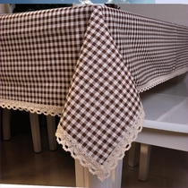 Restaurant bar fabric square tablecloth home hipster elegant simple photo coffee table Nordic fashion cover