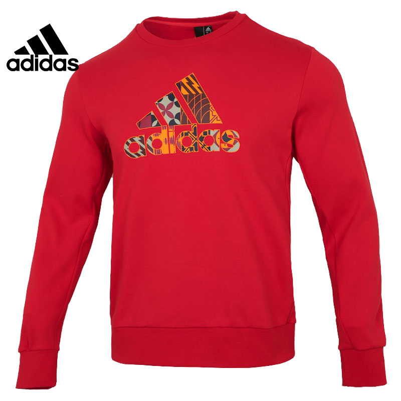 Adidas Official Men's Sports Training Casual Round Neck Sweater