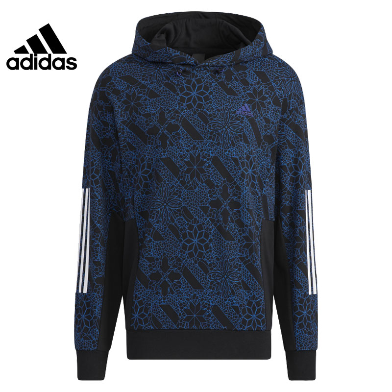 Adidas Official Men's Sports Training Casual Hooded Sweater Pullover