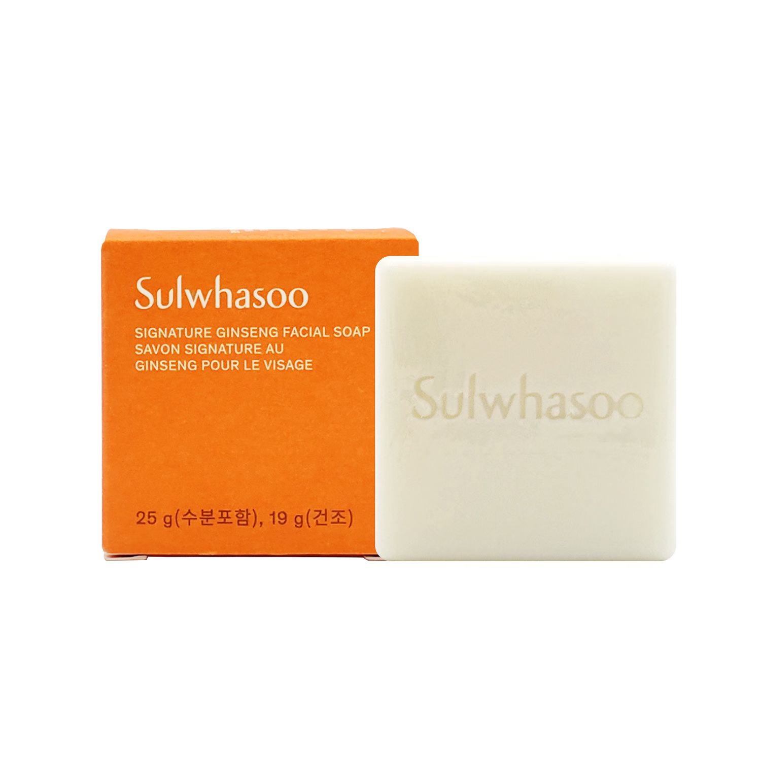 新款韩国雪花秀人参洁面皂25g