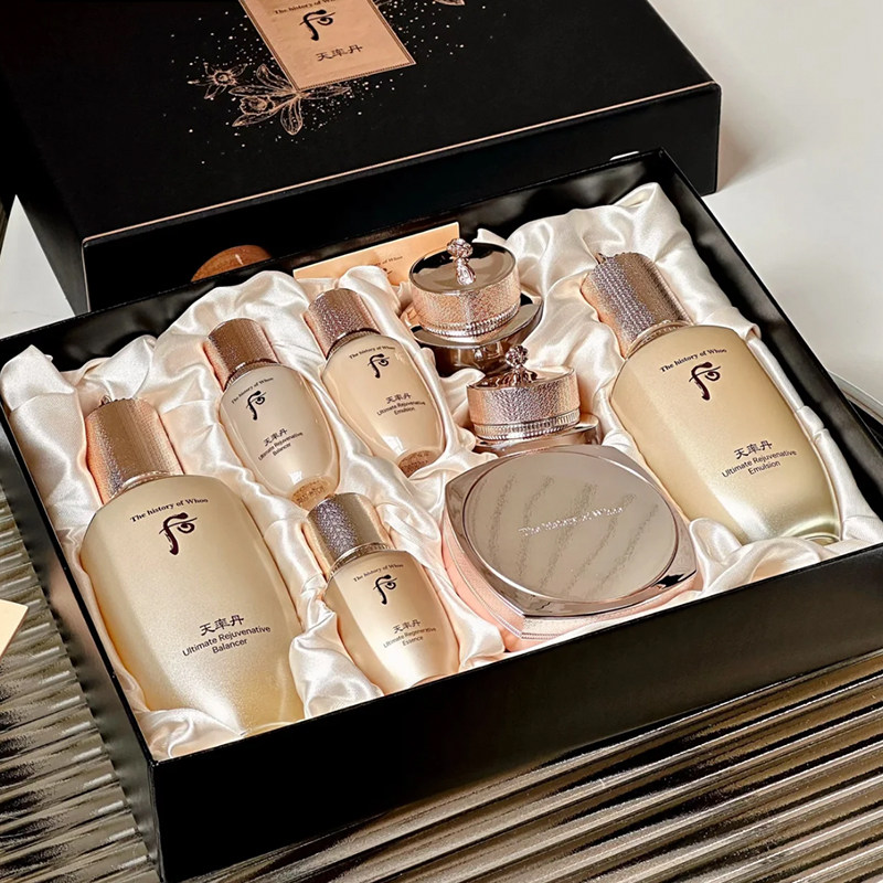 韩国WHOO后天率丹三件套带气垫