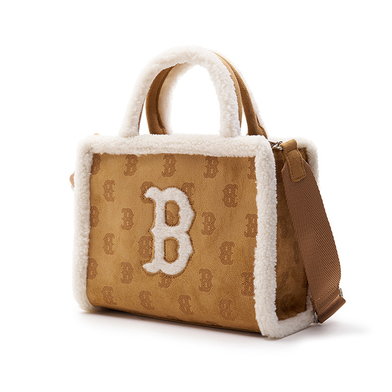 美国职棒大联盟MLB 老花毛绒手提包 3AORS1036