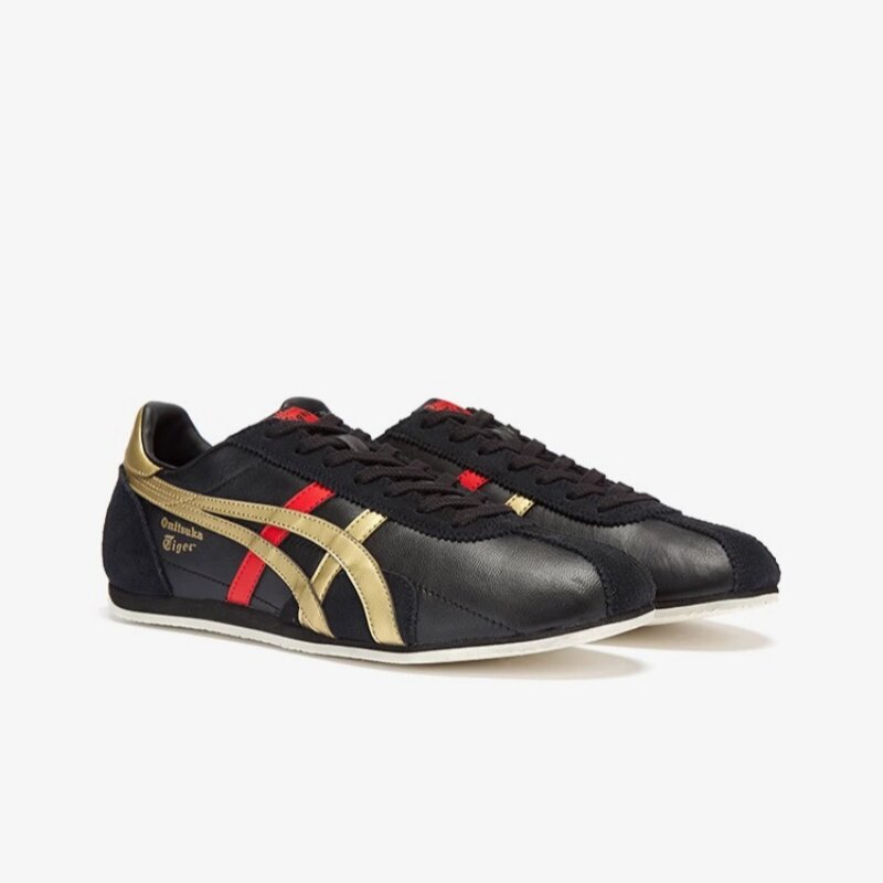 Onitsuka Tiger鬼塚虎RUNSPARK男女款经典黑色复古运动时尚休闲鞋