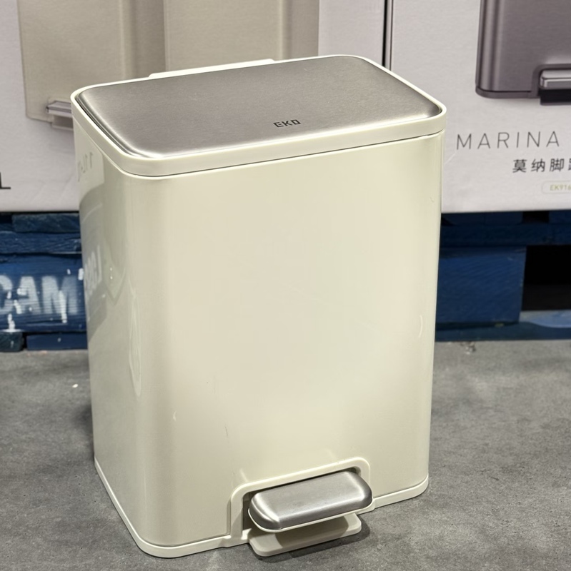 Costco Eko Trash Can 11 Liters Large Office Wastebasket Household Silent Convenient and Practical