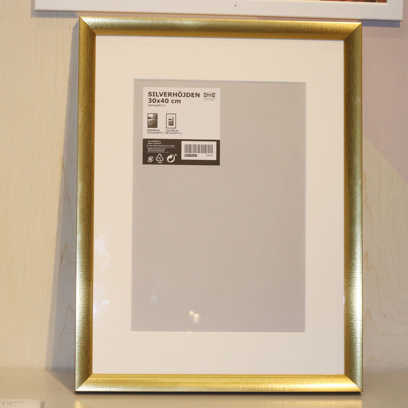 Ikea Genuine Product, Siferton Picture Frame, Photo Frame, Display Frame, Tabletop Frame, Silver, Simple Nordic Style, Multiple Sizes