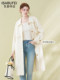 [Rongfang]Elegant H-Line Commuter Jacket in Chiffon Fabric, 2026 Spring New Vintage Slim-Fit Mid-Length Style