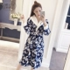 Mùa thu và mùa đông áo choàng flannel phụ nữ áo choàng tắm san hô lông cừu dày đồ ngủ dài tay phụ nữ mang thai lỏng lẻo dịch vụ nhà áo choàng tắm áo ngủ đẹp
