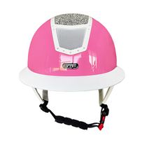 RIF equestrian helmet knight helmet pink diamond helmet equestrian equipment equestrian clothing knight helmet riding head
