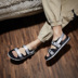 Shalai 2019 sandal mới mùa hè nam mang giày đế bệt thời trang - Sandal giày da nam cao cấp Sandal