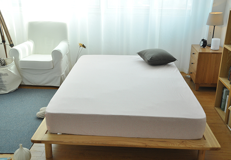 Giường dệt kim cotton Tân Cương Tianzhu 笠 tấm vải cotton khỏe mạnh trần truồng ngủ nhiều màu hoang dã vào tấm ký túc xá sinh viên - Trang bị Covers Ga chun Everon
