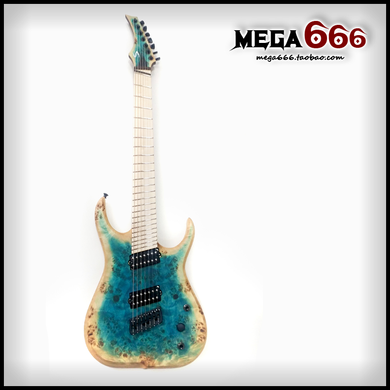 (mega666) Polish handmade piano Skervesen Raptor 7 FF fan product 7 string electric guitar