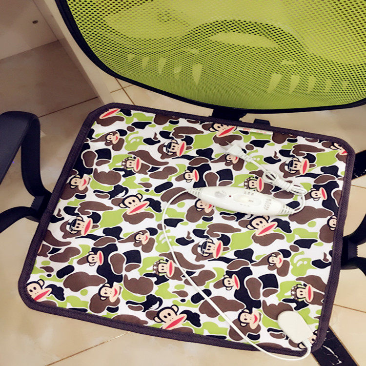 Waterproof electric heat cushion heating seat cushion chair cushion imitation leather electric heating cushion pet cushion office warm cushion