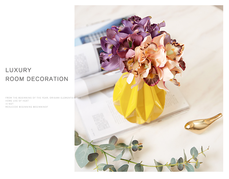 Contracted ceramic sample room decorative vase table wine dry flower is placed in the sitting room porch TV ark, flower arrangement