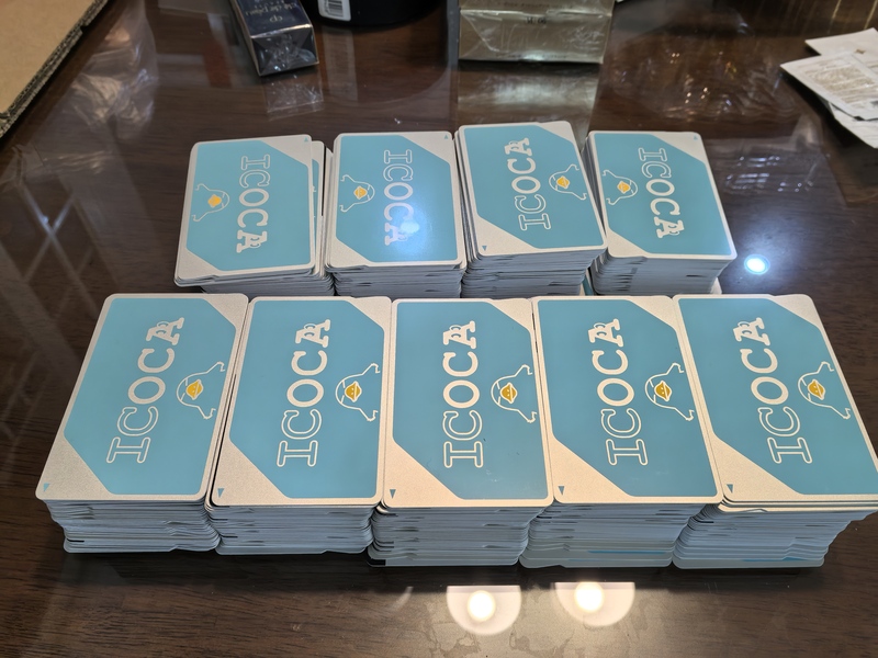 Brand New Japanese Transportation Card, Suika Card, Penguin Card, Suica Card, Icoca Card, Usable in Osaka and Tokyo