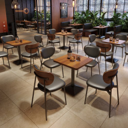 Retro Theme Tea Western Restaurant Milk Tea Shop Table and Chair Cafe Restaurant Bistro Clear Bar Card Seat Sofa Table and Chair