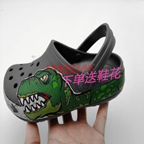 cross hole shoes boys slippers summer new dinosaur cartoon thick-soled non-slip sandals childrens sandals