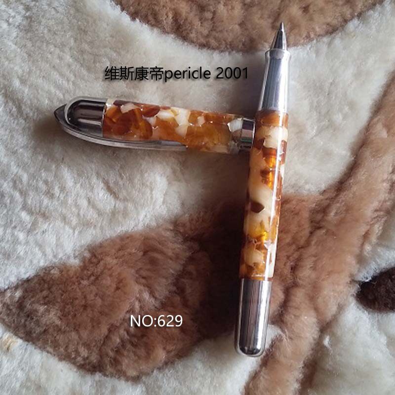 Italian import brand Visconti series of beeswax color marble Palladium gold print Pearl Pen signature pen-Taobao