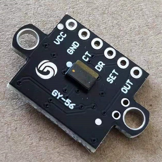 GY-56 infrared laser ranging module serial port or IIC communication distance set switching volume output