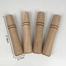 Solid wood beech wood wok wooden handle household iron pot anti-scalding durable wooden handle kitchen utensils spatula spoon wooden handle accessories