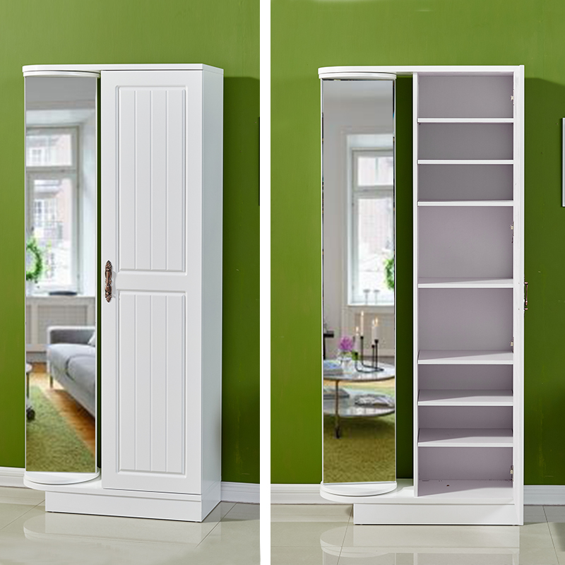 Full Body Floor To Ceiling Rotating Full Body Mirror Cabinet