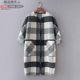 ເສື້ອຢືດ Albaka alpaca ປະເພດ cocoon ຍາວກາງຂອງແມ່ຍິງ 2018 ລະດູຫນາວໃຫມ່ double-sided cashmere woolen coat Korea