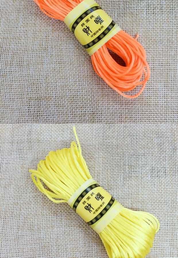 Dây đan Trung Quốc 7 dòng ngọc bích handmade dây đỏ vòng tay bện dây thừng tự làm tốt bện dây chuyền vòng chân - Vòng chân vòng chân bạc nữ đẹp