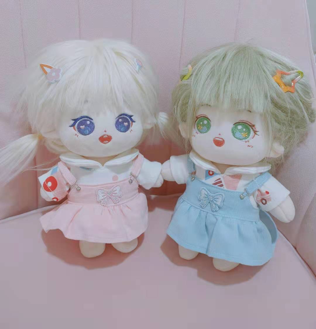 Spot 20cm Waters None Cotton Doll Holding Baby Bag Dress Undershirt Two Sets Cute Doll Clothes