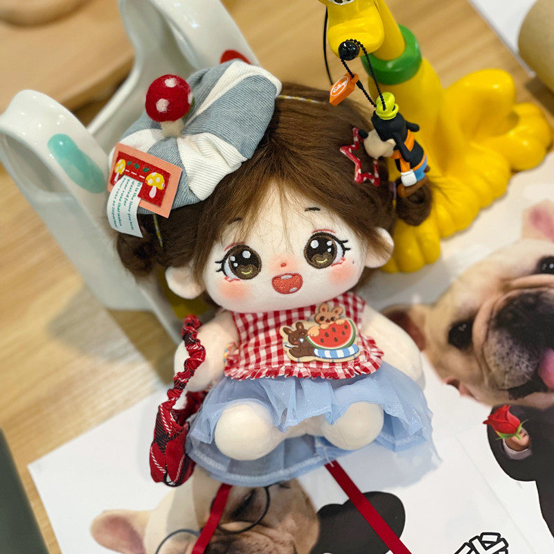 棉花娃娃/毛绒玩具娃衣 正品lisa炸毛棉花娃娃blackpink组合辣梨明星玩偶公仔骨架