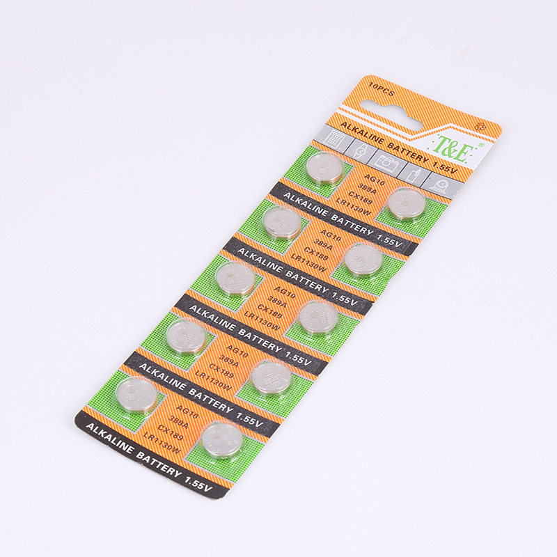 AG10 LR1130 LR1131 389 button battery hanging mounted wind turbine tyre lamp calculator battery