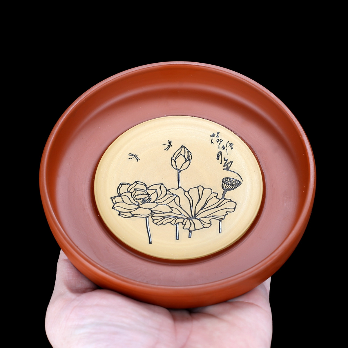 Original Mine Purple Sand Pot Mat Large Dry Bubble Pot Bearing Engraving Pot Tofu Tea With Tea Spot Disc Accessories Teapot Base-Taobao